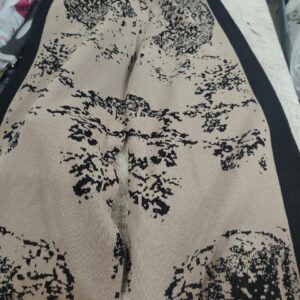 Beige And Black Colour Warm Palazzo For Women Size 28