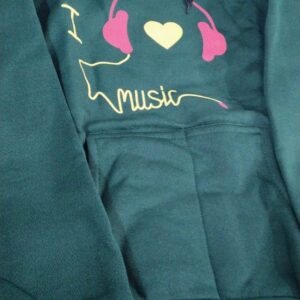 Bottle Green Colour Hoodie For Kids Boys Size 11 To 12Yrs