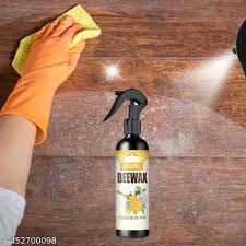 Chamkalo Beeswax Furniture Spray Wood Shine 120 ml Natural Beeswax Spray Brown Wooden