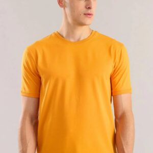 Overlays Orange Amber Regular Fit T Shirt For Men Size Xs