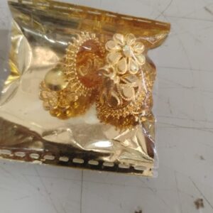 Gold Plated Jhumka Earrings For Women
