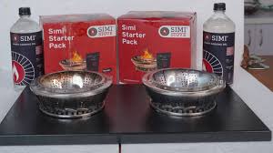 Simi Double Burner Portable Gas Stove Set
