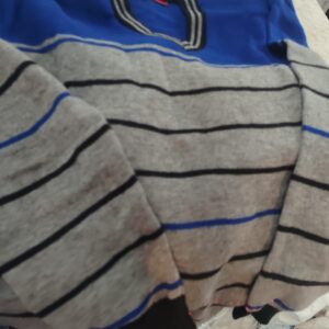 Grey And Blue Sweater For Men Size S