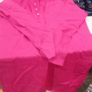 Womens Pink Cotton Kurti Size XL