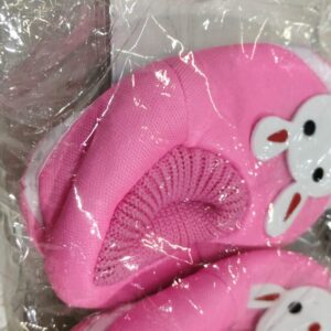 Kids Pink White Booties Size 0 To 6 Months