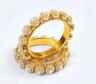 Golden Color Rajwadi Gori Bada Size 2. 8 Set Of 4