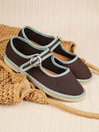 Theater Women Paragon Brown Mary Jane Espadrilles Size 39