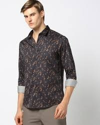 John Players Men Purple Shirts Color Purple Size 42