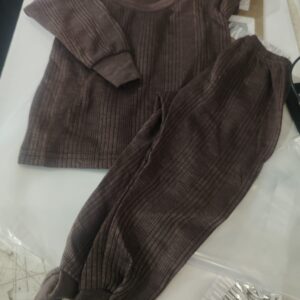 Brown Color Kids Underwear Set For Kids Size 24