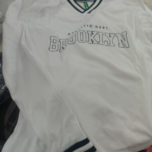 Aus Women T Shirt White And Green Size S