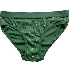 Green Printed Panty For Women Size L