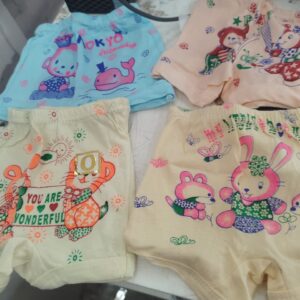 Multicolor Short For Kids Size Nb Pack Of 4