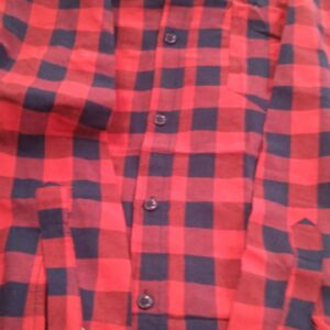True And Red Colour Checked Shirt Size M For Men