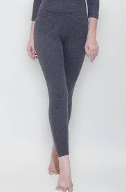 Womens Girls Pure Cotton Fit Tight Thermal Lower Pyjama Grey Size Xl