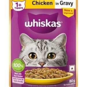Whiskas Chicken In Gravy 80G