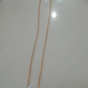 Golden Colour Chain With Small Round Locket For Women