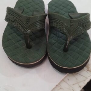 Green Colour Kids Slippers Size 5 To 6