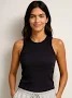 Womens Black Tank Top Size S