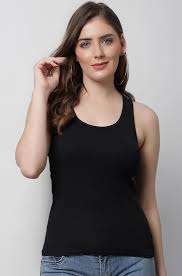 Black Tank Top Size Xl