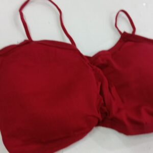New Stylish Womens And Girls Padded Fancy Lace Tube Bra Maroon Size 30